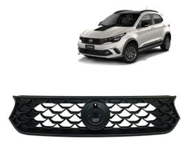 Grade Do Para-choque Dianteiro Argo Fiat 100257555 Original Preto Fosco