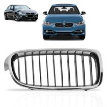 GRADE DO RADIADOR BMW 316i 2014 2015 320i 2012 2013 320i XDRIVE 2013 A 2018 328i 2015 2016 328i XDRIVE 2013 2014 LADO DIREITO CROMADO COM 11 FILETES