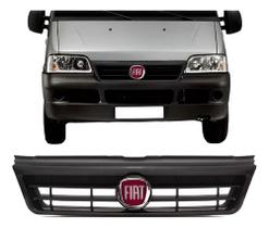 Grade Do Radiador Ducato 2004 A 2013 Friso Preto Com Emblema Grade Do Radiador Ducato 2004 A 2013 Friso Preto Com Emblema