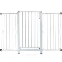 Grade e portão para cachorro bebê pet, vãos de 111cm a 115cm
