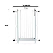 Grade e portão para cachorro bebê pet, vãos de 161cm a 165cm