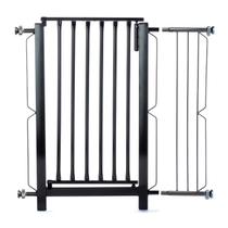 Grade e portão para cachorro bebê pet, vãos de 81cm a 85cm - Preto Grade e portão para cachorro bebê pet, vãos de 81cm a 85cm - Preto