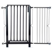Grade e portão para cachorro bebê pet, vãos de 91cm a 95cm - Preto Grade e portão para cachorro bebê pet, vãos de 91cm a 95cm - Preto