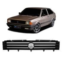Grade + Emblema Vw Gol Saveiro Quadrado 1987 88 A 1990 Maior