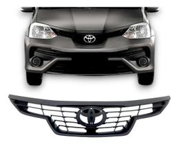 Grade etios 18/19 preta completa Grade etios 18/19 preta completa