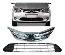 Grade Etios Superior Cromada E Inferior 12 13 14 15 16 2017