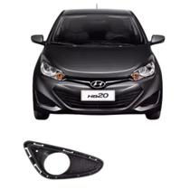 Grade Farol Auxiliar HB20 2013 Com Furo Dianteira Direita