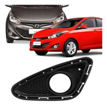 Grade Farol Auxiliar HB20/HB20S 2012 2013 2014 2015 C/Furo Esquerda Grade Farol Auxiliar HB20/HB20S 2012 2013 2014 2015 C/Furo Esquerda