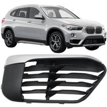 Grade Farol de Milha Bmw X1 2016-19 Sem furo do Sensor -Dir