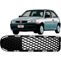 Grade Farol Milha Parachoque Gol Parati Saveiro G3 00/02 Fase 1 sem Furo Ld Preta
