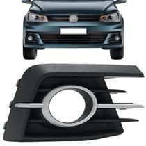 Grade Farol Milha Parachoque Voyage G7 2016 2017 Aro Prata