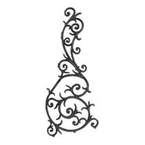 Grade Ferro Fundido Arabesco Grande Sacada Varanda 130x54cm