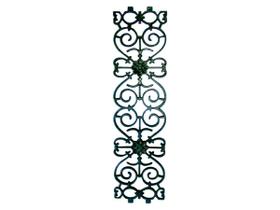 Grade Ferro Fundido Ramada Estreita Sacada Varanda 77x20cm Grade Ferro Fundido Ramada Estreita Sacada Varanda 77x20cm