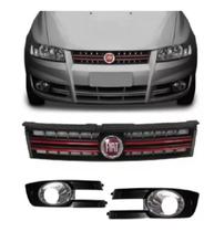 Grade Fiat Stilo Molduras Milhas 2007 08 09 10 2011 Vermelho Grade Fiat Stilo Molduras Milhas 2007 08 09 10 2011 Vermelho