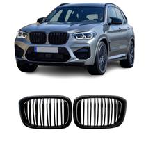 Grade Frontal BMW X3 G01 Black Piano Dupla M Power estilo M3