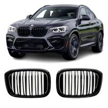 Grade Frontal BMW X4 G02 Black Piano Dupla M (2018 - 2021) Grade Frontal BMW X4 G02 Black Piano Dupla M (2018 - 2021)