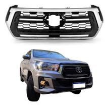 Grade Frontal Cromada Toyota Hilux 2019 2020 Grade Frontal Cromada Toyota Hilux 2019 2020