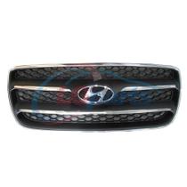 Grade frontal hyundai santa fe comfilete cromado - original mobis