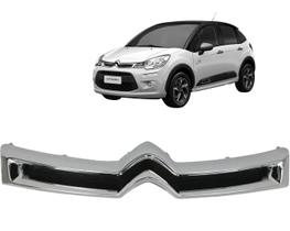 Grade Frontal Radiador Citroen C3 2013 até 2020 Friso Cromado Grade Frontal Radiador Citroen C3 2013 até 2020 Friso Cromado