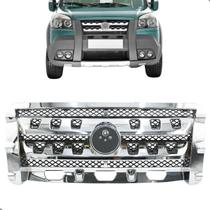 Grade Frontal Radiador Doblo Adventure Cromada 2010 2011 2012 2013 2014 15 16 17 18 2019 2020 2021 2022