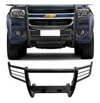 Grade Frontal S10 2012 A 2020 Com Suporte Guincho Preto