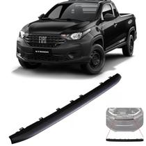 Grade Frontal Strada Aplique Friso Preto 2020 até 2023