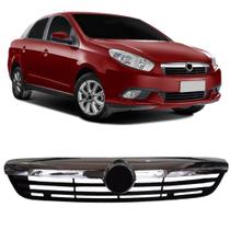 Grade Grand Siena 2013 2014 2015 2016 Preto C/ Friso Cromado
