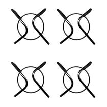 Grade Grelha Trempe Cooktop Fogão Itatiaia Kit 4 Pçs