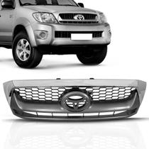 Grade hilux 2009/11 srv cinza/cromada