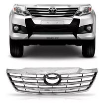 Grade hilux sw4 2012/14 cinza c/cromado