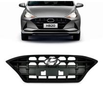 Grade Hyundai Hb20 2021 2022 Moldura Friso Black Piano