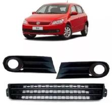 Grade Inferior Milhas com Furo Gol Saveiro Voyage G5 09/