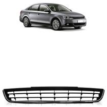 Grade Inferior Parachoque Dianteiro Jetta 2011 A 2015 Preto Friso Cromado