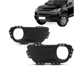 Grade Lateral Parachoque S10 2012 A 2016 Com Furo Para Milha