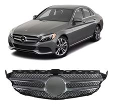 Grade Mercedes Classe C180 C200 C250 2015 2016 2017 2018 Preto Com Cromado
