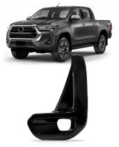 Grade Milha Black Piano Hilux 2021 2022 23 24 2025 Esquerdo