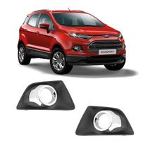 Grade Milha Ecosport 13 14 15 16 17 Preto Com Friso Cromado Grade Milha Ecosport 13 14 15 16 17 Preto Com Friso Cromado