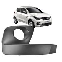 Grade Milha Parachoque Dianteiro Mobi 2016 até 2020 Preto Texturizado Direito Com Furo