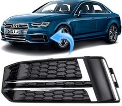 Grade Moldura Cromada do Parachoque Audi A4 B9 2.0 Tfsi Ambition de 2017 À 2019 - Esquerdo Grade Moldura Cromada do Parachoque Audi A4 B9 2.0 Tfsi Ambition de 2017 À 2019 - Esquerdo