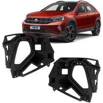 Grade Moldura Farol de Milha Com Furo Nivus 2020 a 2024 Direito