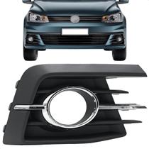 Grade Moldura Farol Milha Gol G7 2016 2017 Aro Cromado C/furo