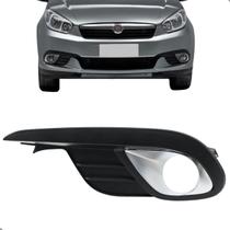 Grade Moldura Farol Milha Grand Siena 2012 13 14 15 16 17 2018 Aro Cromado
