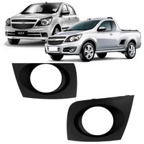 Grade Moldura Milha Agile 2009 2010 2011 2012 2013 Com Furo