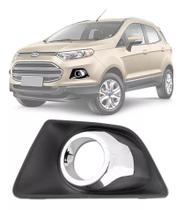 Grade Moldura Milha Ecosport 2013/2016 Copo Cromado - Le