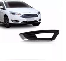 Grade Moldura Milha Focus 2015 2016 2017 C/F Friso Cromado