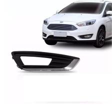 Grade Moldura Milha Focus 2015 2016 2017 C/F Friso Cromado