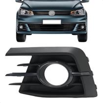 Grade Moldura Milha Gol G7 Voyage 2016 2017 Com Furo Aro Preto