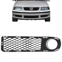 Grade Moldura Milha Gol Giii 1999 2000 2001 2002 Preto Com Furo