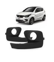 Grade Moldura Milha Mobi 2016 2017 2018 Com Furo Par