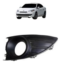 Grade Moldura Milha Parachoque Fluence 2011 A 2014 Preta Le